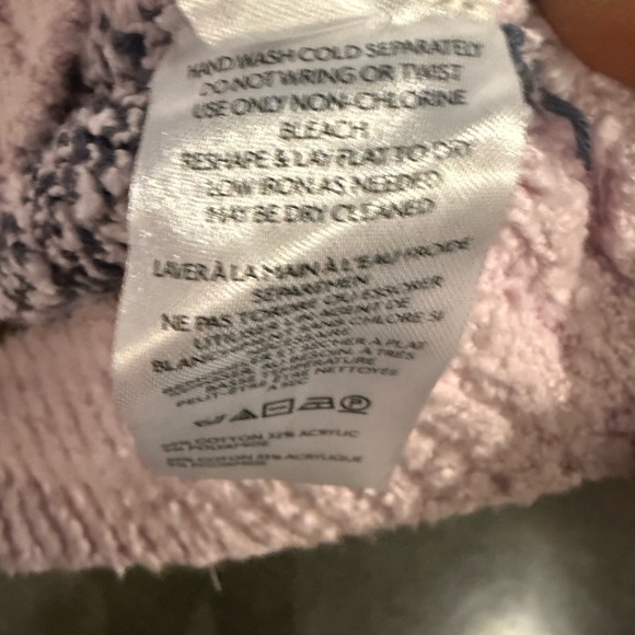 Free People in Bloom Sweater (pink and blue/navy - Picture 4 of 7